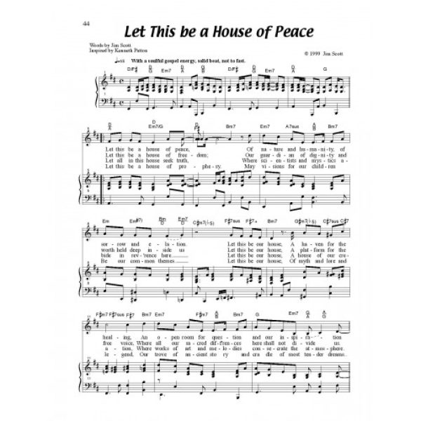 Let This Be A House of Peace Solo Sheet