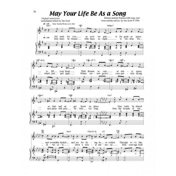 May Your Life Be As a Song Solo Sheet