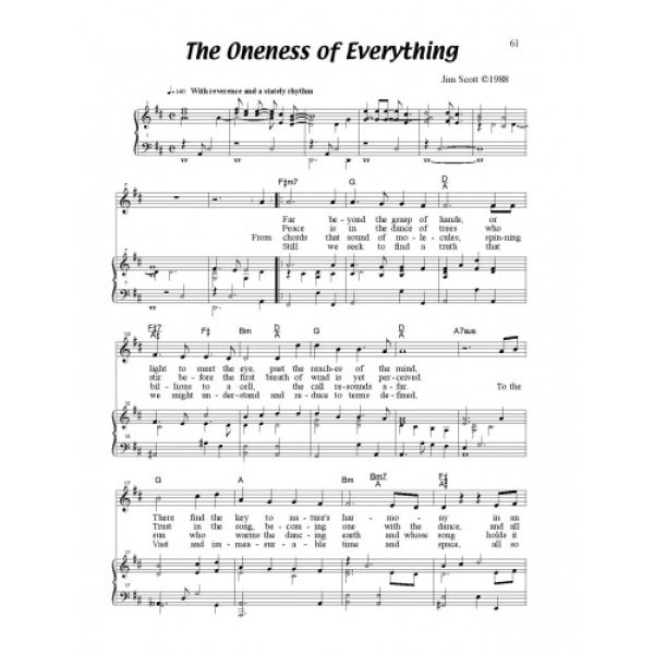 Oneness of Everything Solo Sheet
