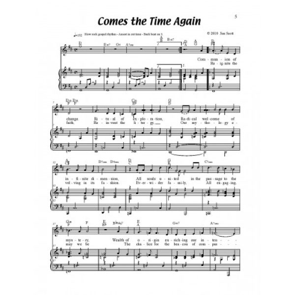 Comes the Time Again Solo Sheet