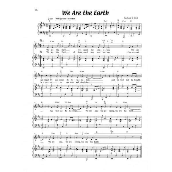 We Are the Earth Solo Sheet
