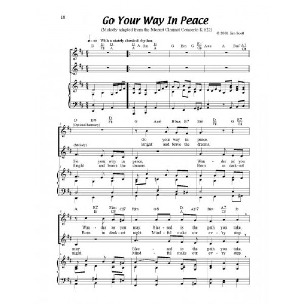 Go Your Way in Peace Solo Sheet