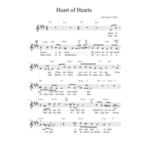 Heart of Hearts Solo Sheet