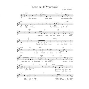 Love is On Your Side Solo Sheet