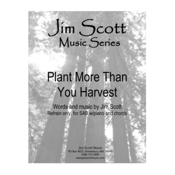 Plant More Than You Harvest