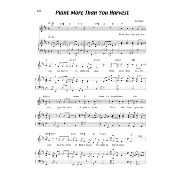 Plant More Than You Harvest Solo Sheet